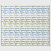Blumentöpfe (auf Weiß) - Geschenkpapier (Flach)