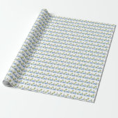 Blumentöpfe (auf Weiß) - Geschenkpapier (Ungerollt)