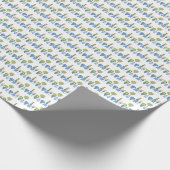 Blumentöpfe (auf Weiß) - Geschenkpapier (Ecke)