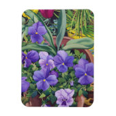 Blumentöpfe mit Stiefmütterchen 2007 Magnet (Vertikal)