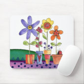 Blumentöpfe Mousepad (Mit Mouse)