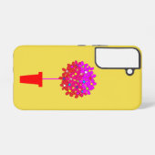 Blumentopiar Samsung Galaxy Hülle (Rückseite (Horizontal))