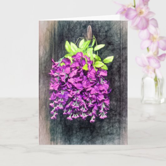 Blumentor Karte (Orchidee)