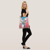 Blumentote Tasche - Niedliche Blume Pot Design. (Am Model)