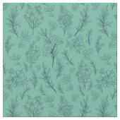 Blumentransparenter grüner Hintergrund Stoff (Nahaufnahme)