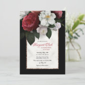 Blumentraum-Brautparty-Einladung Einladung (Stehend Vorderseite)