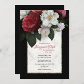 Blumentraum-Brautparty-Einladung Einladung (Vorne/Hinten)