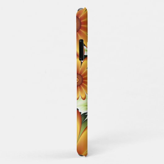 Blumentraum, Moderne Abstrakte Blume Fraktal Kunst Case-Mate iPhone Hülle (Hinten/Rechts)