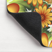 Blumentraum, Moderne Abstrakte Blume Fraktal Kunst Mousepad (Ecke)