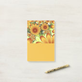 Blumentraum, Moderne Abstrakte Blume Fraktal Kunst Post-it Klebezettel (Auf Schreibtisch)