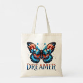 Blumentraum-Schmetterling-Tasche Tragetasche (Rückseite)