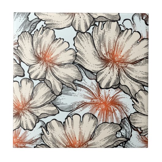 Blumenträume #10 in Susiejayne Fliese (Vorderseite)