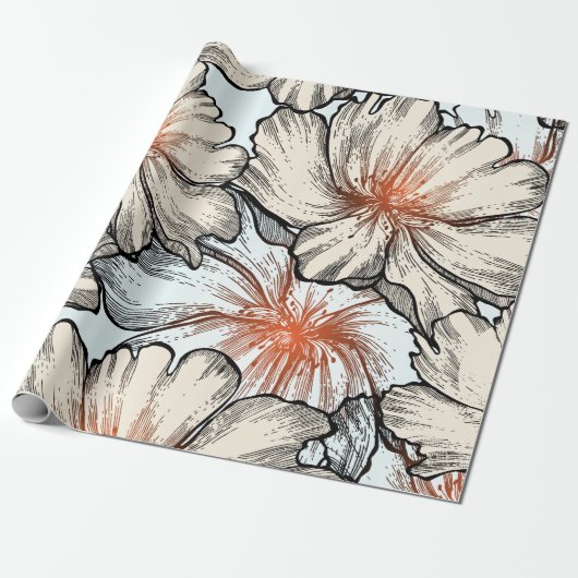 Blumenträume #10 in Susiejayne Geschenkpapier (Ungerollt)