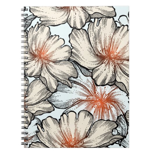 Blumenträume #10 in Susiejayne Notizblock (Vorderseite)