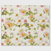 Blumenträume #8 bei Susiejayne Geschenkpapier (Flach)