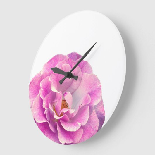 Blumenträume Akrylwand Große Wanduhr (Winkel)