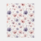 Blumenträume Fleecedecke (Vorderseite)