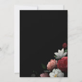 Blumenträume Geburtstag Einladung (Rückseite)