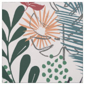 Blumentropisches Muster Stoff (Muster)