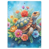 Blumenturtle Klemmbrett (Rückseite)