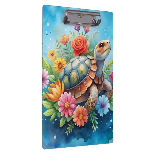 Blumenturtle Klemmbrett (Rechts)