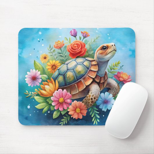 Blumenturtle Mousepad (Mit Mouse)