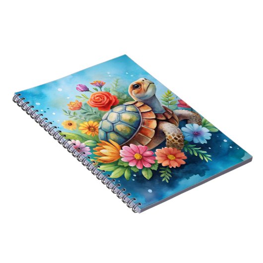 Blumenturtle Notizblock (Rechte Seite)