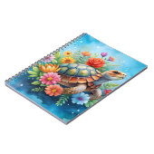 Blumenturtle Notizblock (Linke Seite)