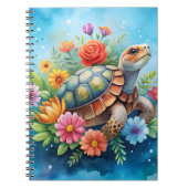 Blumenturtle Notizblock (Vorderseite)