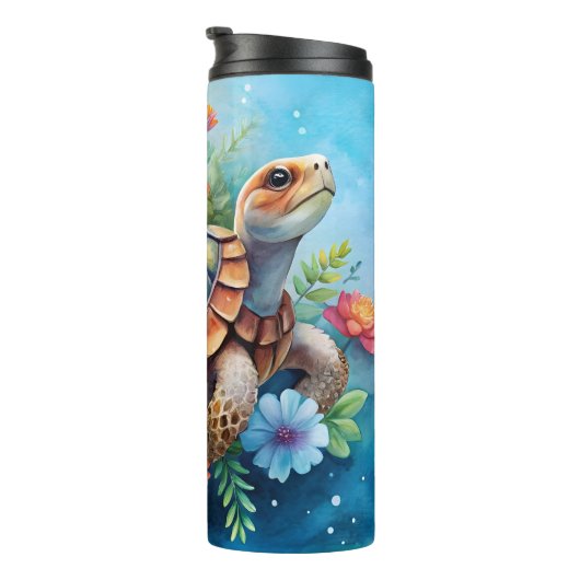 Blumenturtle Thermosbecher (Nach rechts gedreht)