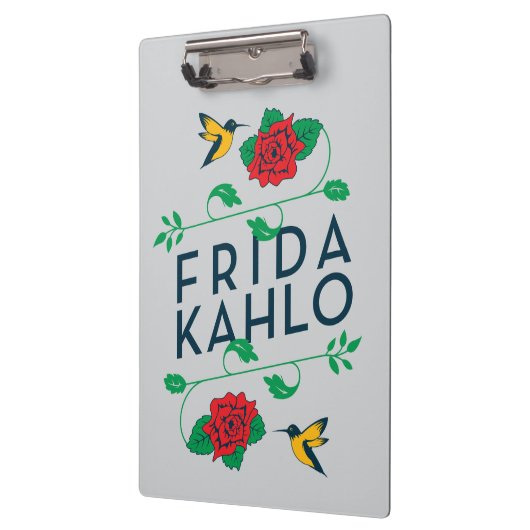 Blumentypographie Frida Kahlos | Klemmbrett (Links)