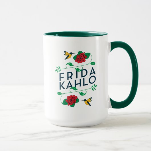 Blumentypographie Frida Kahlos | Tasse (Rechts)
