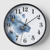 Blumenuhr an der Wand Uhr (Vorderseite)