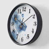 Blumenuhr an der Wand Uhr (Winkel)