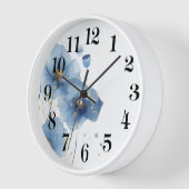 Blumenuhr an der Wand Uhr (Winkel)