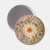 Blumenuhr Flower Clock Magnet (Vorderseite/Rückseite)