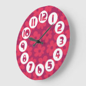 Blumenuhr Große Wanduhr (Winkel)