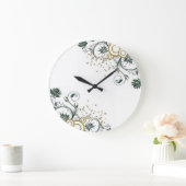 Blumenuhr Große Wanduhr (Zuhause)