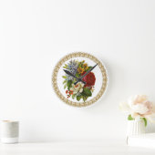 Blumenuhr Runde Wanduhr (Zuhause)