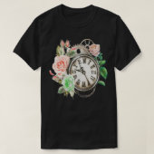 Blumenuhr T-Shirt (Design vorne)