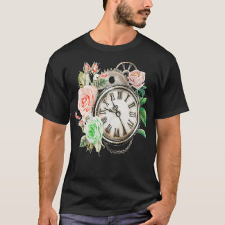 Blumenuhr T-Shirt