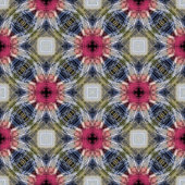 Blumenuhren Quadratische Wanduhr