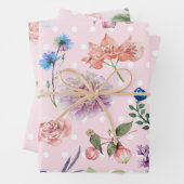 Blumenumhüllungspapier für jeden Anlass Geschenkpapier Set (Beispiel)