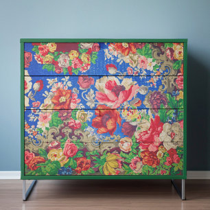 Blumenumschlag oder Dekoupage-Papier Geschenkpapier