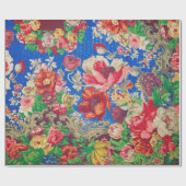 Blumenumschlag oder Dekoupage-Papier Geschenkpapier (Flach)