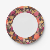 Blumenuntergrund 2 pappteller (Vorderseite)