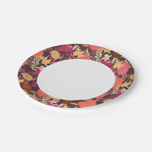 Blumenuntergrund 2 pappteller (Schrägansicht)