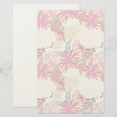 Blumenuntergrund 3 briefpapier (Vorne/Hinten)