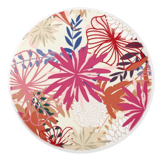 Blumenuntergrund 3 keramikknauf (Vorderseite)