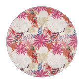 Blumenuntergrund 3 schneidebrett (Vorderseite)